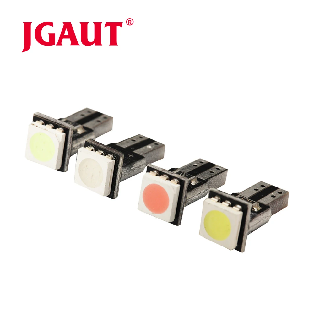 10 шт. лампы T5 CANBUS 5050 1 SMD приборной панели автомобиля предупреждающий индикатор