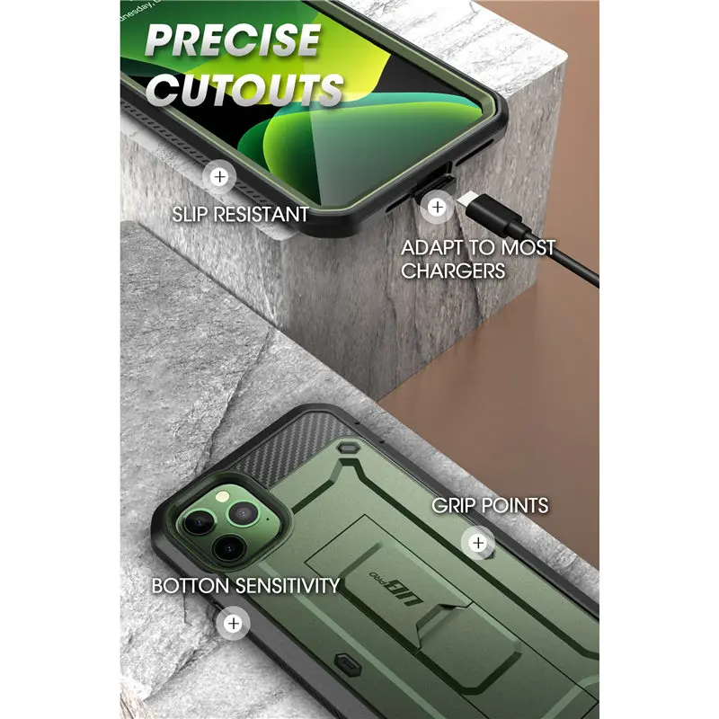 SUP чехол для iPhone 11 Pro Max чехол 6,5 дюймов UB Pro цельная прочная кобура Чехол со встроенной защитной пленкой и подставкой
