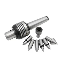 Centro rotativo torno cnc tailstock dedal mohs não mt3/4/5 conjunto pode substituir o plug in centro vivo