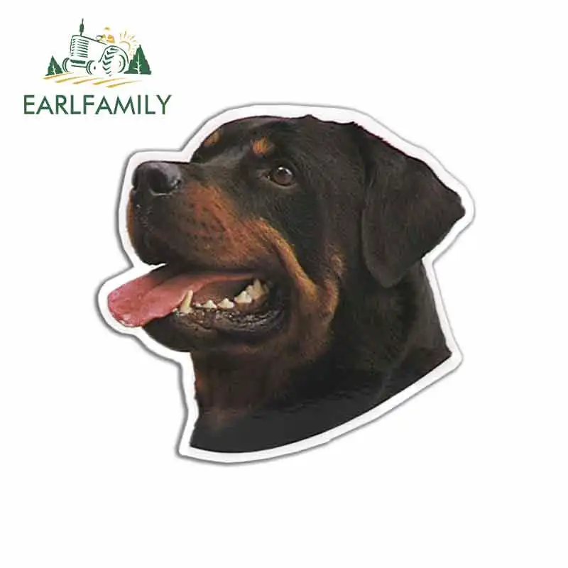 EARLFAMILY 13 см x 12 4 для Rottweiler автомобильные наклейки с собаками кондиционер воздуха RV