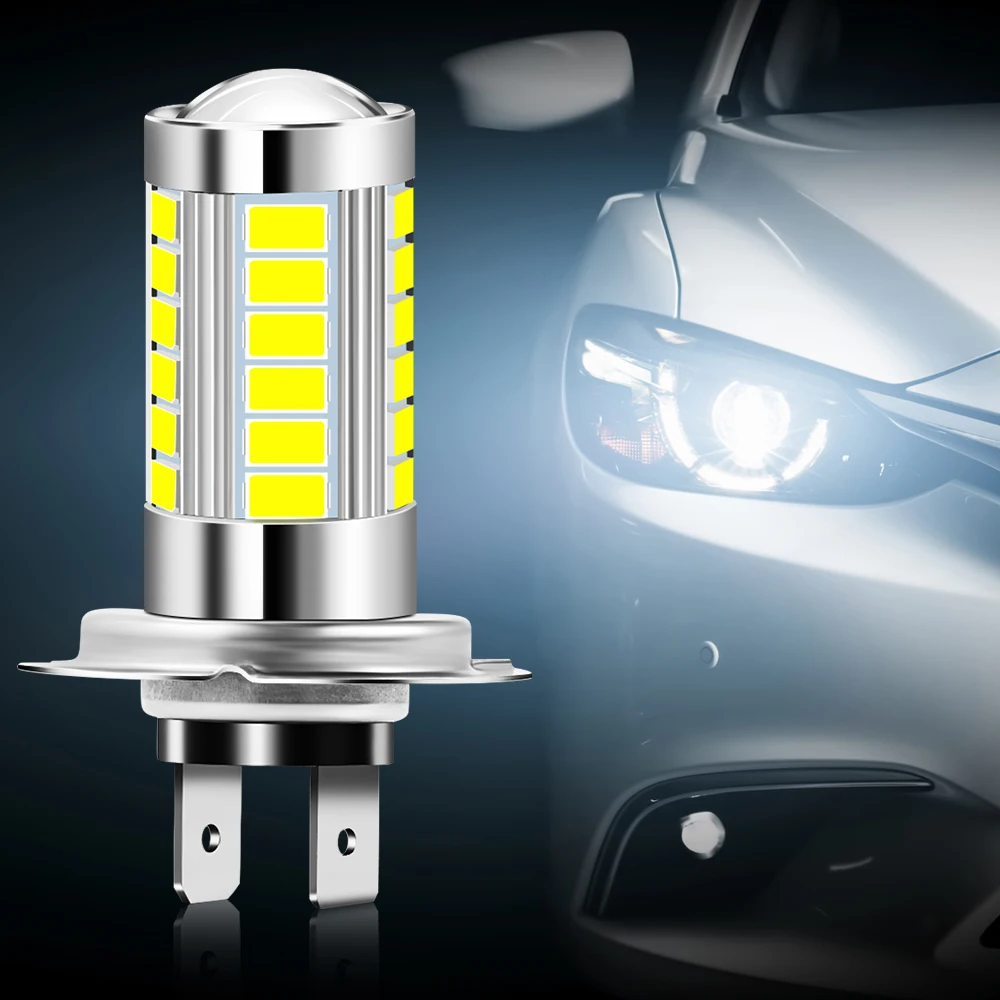 2pcs H7 Car 360 Degree Light LED Fog Light 5630 SMD 33 LED Driving Signal Bulbs Fog Lamps Auto Lamp led car lights,led lights,led bulbs