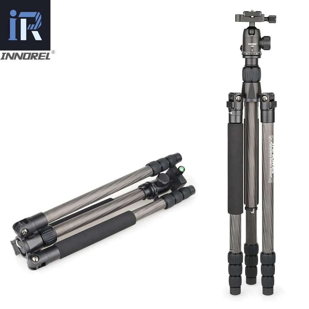 INNOREL NT40C 삼각대 모노포드, 볼 헤드 포함, 휴대용 다기능 탄소 섬유, 여행 사진 브래킷