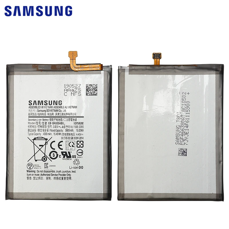 Samsung аккумулятор для телефона EB-BA505ABN для samsung Galaxy A50 A505F SM-A505F 4000 мАч литий-ионная Замена батареи+ Инструменты