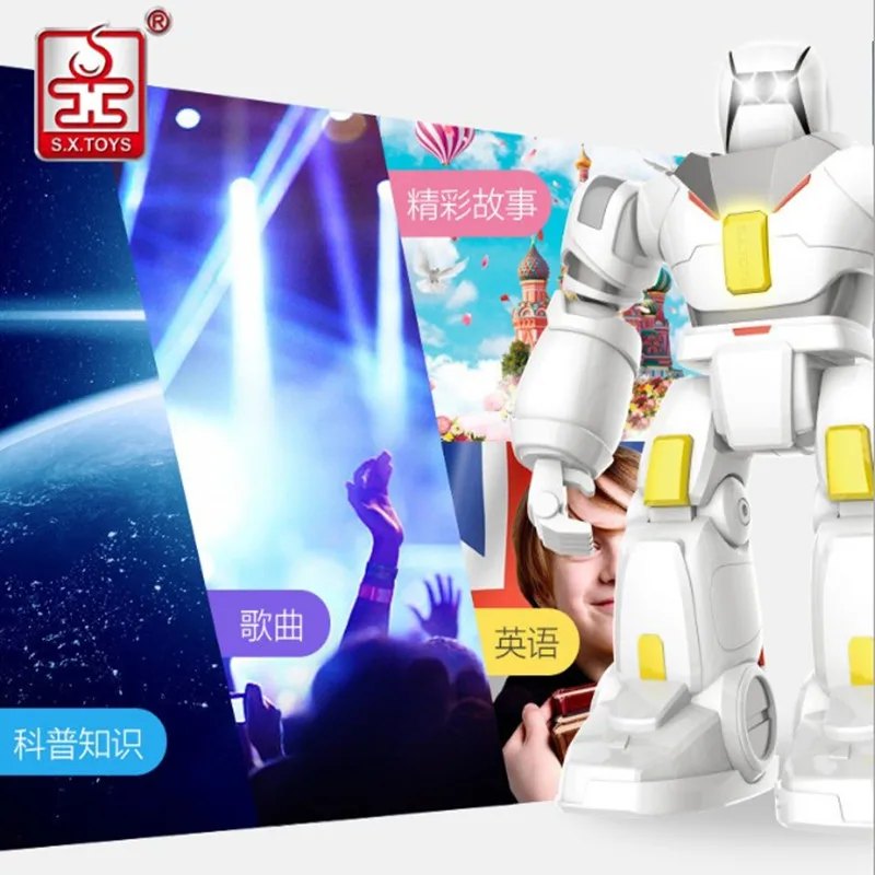 

Morio Star Po Warrior 2 Machinery Dancing Cops Boy Gift Toy Remote Control Intelligent Robot G16