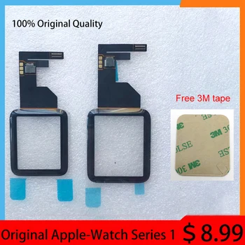 

38mm 42mm Original Touch Digitizer Glass For Apple-Watch Series 1 Sport / Sapphire LCD Touch Screen Repair Parts + Free 3M Tape