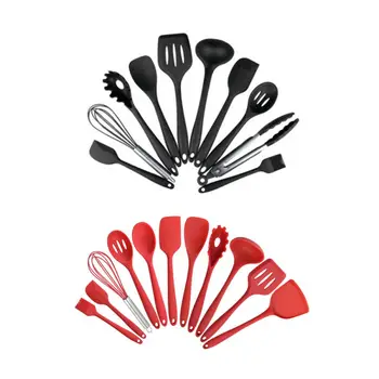 

10-piece Set Silicone Kitchenware 10-piece Set Non-stick Silicone Kitchenware Set Environmen Friendly Cooking Tools