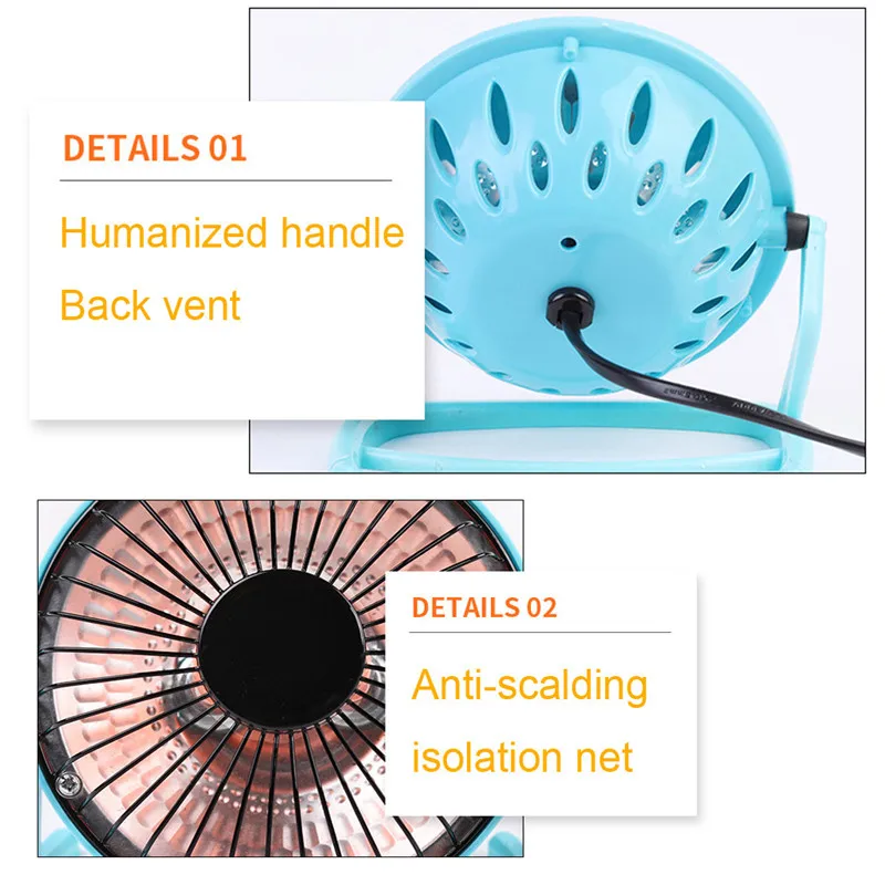 CARPRIE, 4 дюйма, мини домашний обогреватель, инфракрасный, 220 В, 200 Вт, портативный Электрический нагреватель воздуха, теплый вентилятор, настольный, для зимы, для дома, ванной комнаты