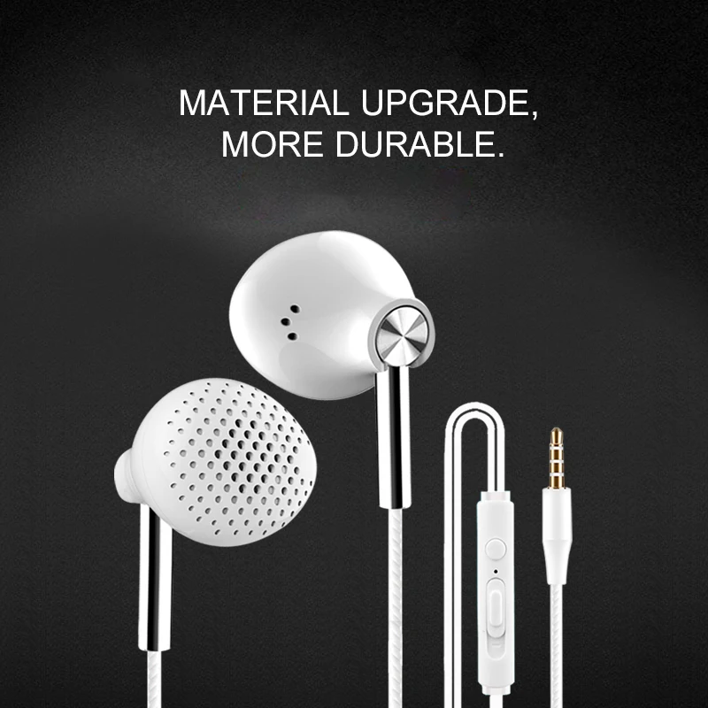 KISSCASE 3.5mm Bass Music Wired Earphones For Samsung Xiaomi Stereo Earbuds Sport Gaming Headset With Mic Mobile Phone Headphone |