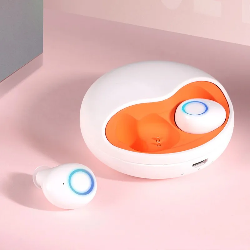 Мини Bluetooth 5,0 наушники с зарядным устройством настоящие Беспроводные водонепроницаемые беспроводные наушники-вкладыши высокого качества