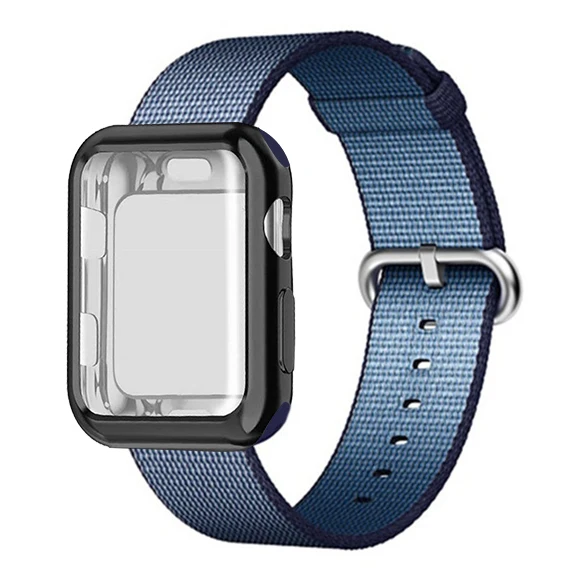20 Чехол+ ремешок для часов apple watch 5/4 ремешок 44 мм 40 мм iWatch ремешок 42 мм 38 мм тканевый нейлоновый Браслет apple watch 3 2 1 44 - Цвет ремешка: 20