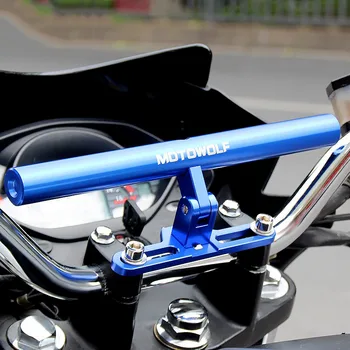 

2020 Car Styling MOTOWOLF Motorcycle Modified Phone Holder Bracket Mount AL 180 Horizontal rotation Cool styling