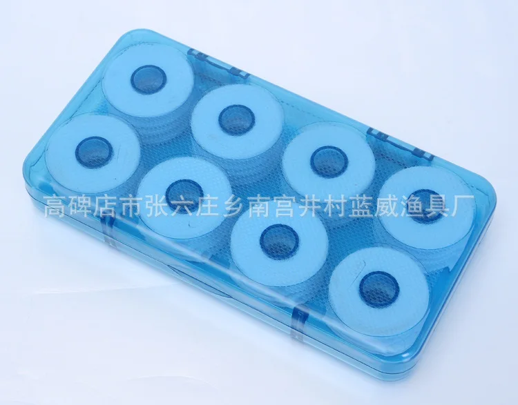 

Fishing Gear Small Accessories Blue 16 Axis Principal Line Box Fishing Gear Buoy Floating Box Angling Supplies