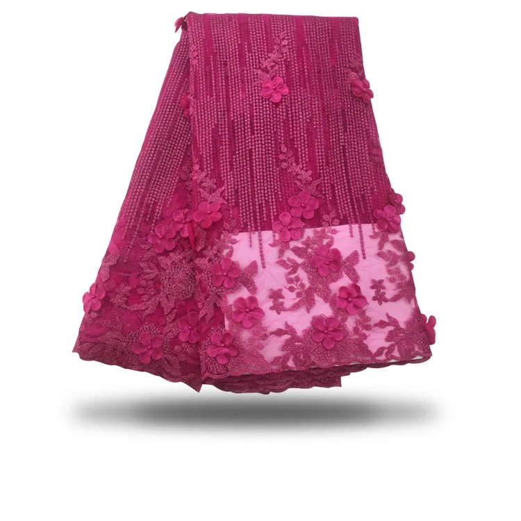 

African lace fabric 2020 High quality Nigerian French lace fabric wedding dress