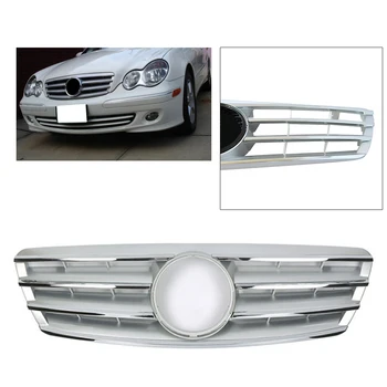

Car Front Grille Upper Grill For Mercedes Benz C-Class W203 C280 C320 C240 C200 W204 C180 C200 C260 C63 2000-2006 w/ Emblem