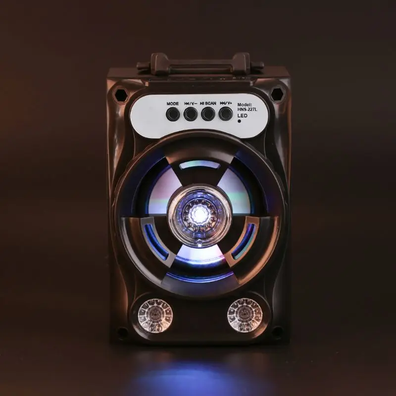 Large Size Bluetooth Speaker Wireless Sound System Bass Stereo with LED Light Support TF Card FM Radio Outdoor Sport Travel bluetooth speaker,portable speaker
