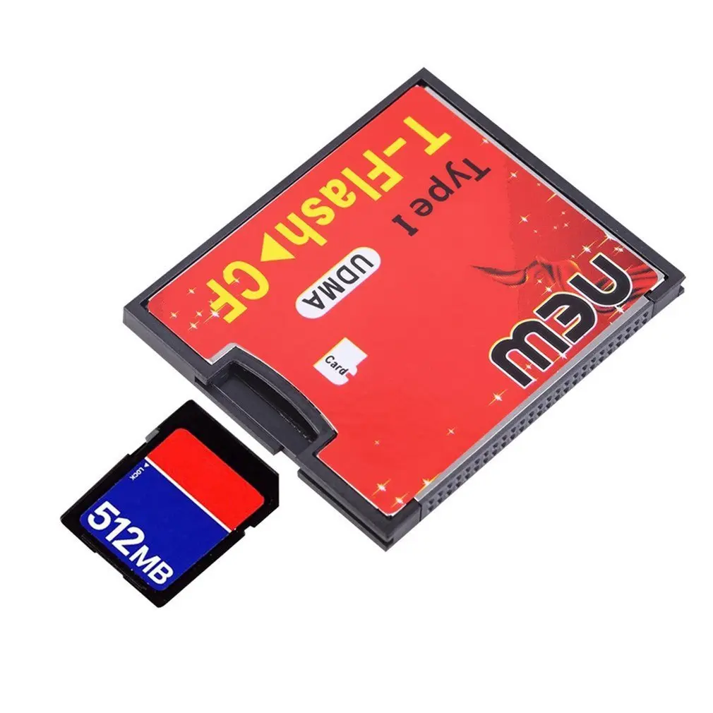 Горячая T-Flash для CF type1 Compact Flash карта памяти UDMA адаптер до 64 Гб оптом Прямая поставка