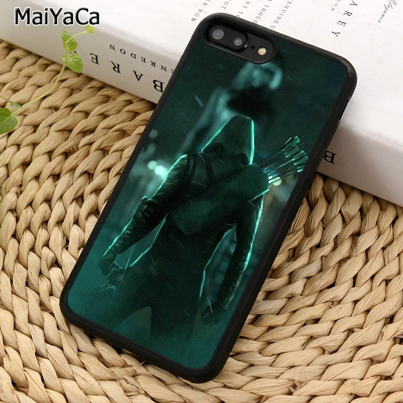MaiYaCa чехол для телефона с зелеными стрелками супергероев iPhone X XR XS 11 12 Pro MAX 5 6 7 8 Plus