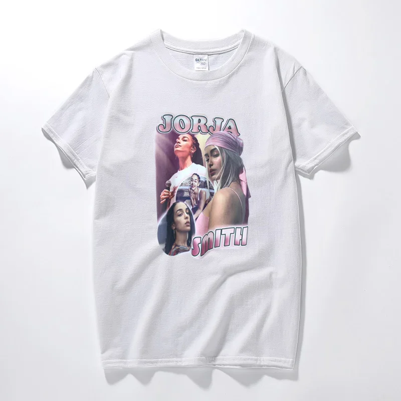 Summer Graphic Tees Men Streetwear Jorja Smith Vintage T Shirts High Street Hip Hop Rapper Rock Unisex T-shirt Top Cotton Tshirt | Мужская