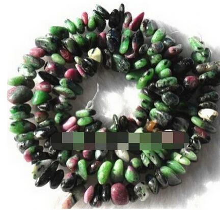 +++818 5-9mm ruby zoisite stone Seed Freeform Loose Bead 34 &quot | Украшения и аксессуары