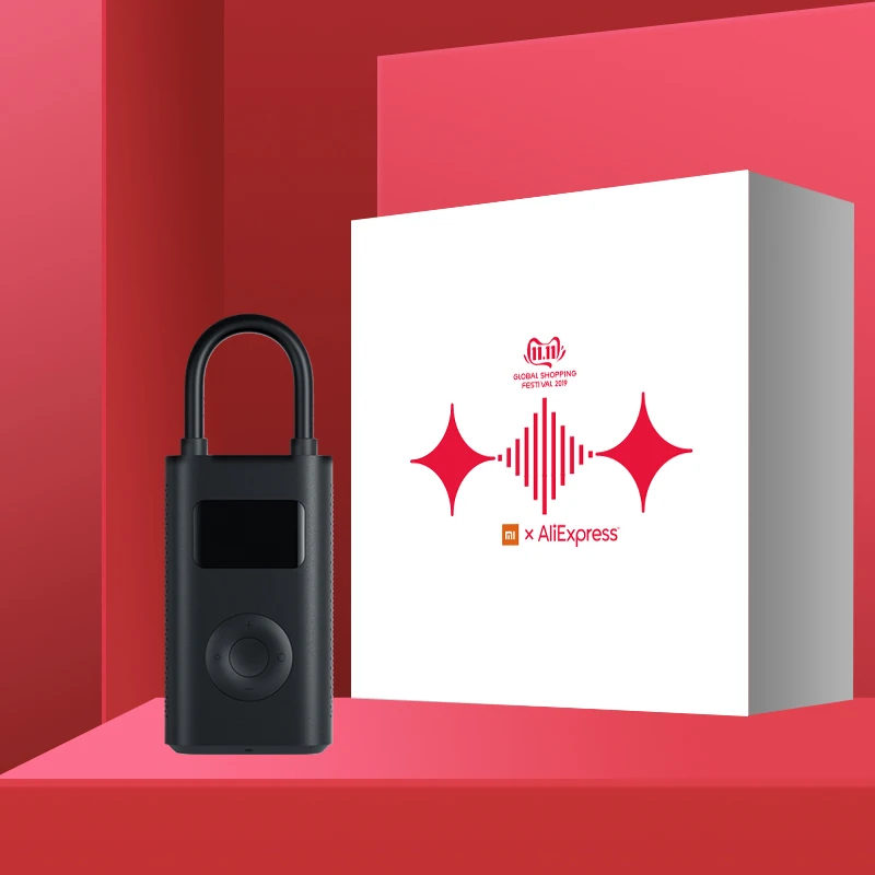 

Xiaomi Electric Inflator Pump Smart Digital Tire Pressure Detection For Scooter Bike Motorcycle Scooter M365 Pro Car Football