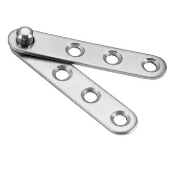 

uxcell 360 Degree Rotatable Door Pivot Hinge, 58mmx11mmx9mm Stainless Steel Window Door Fittings, Pack of 8
