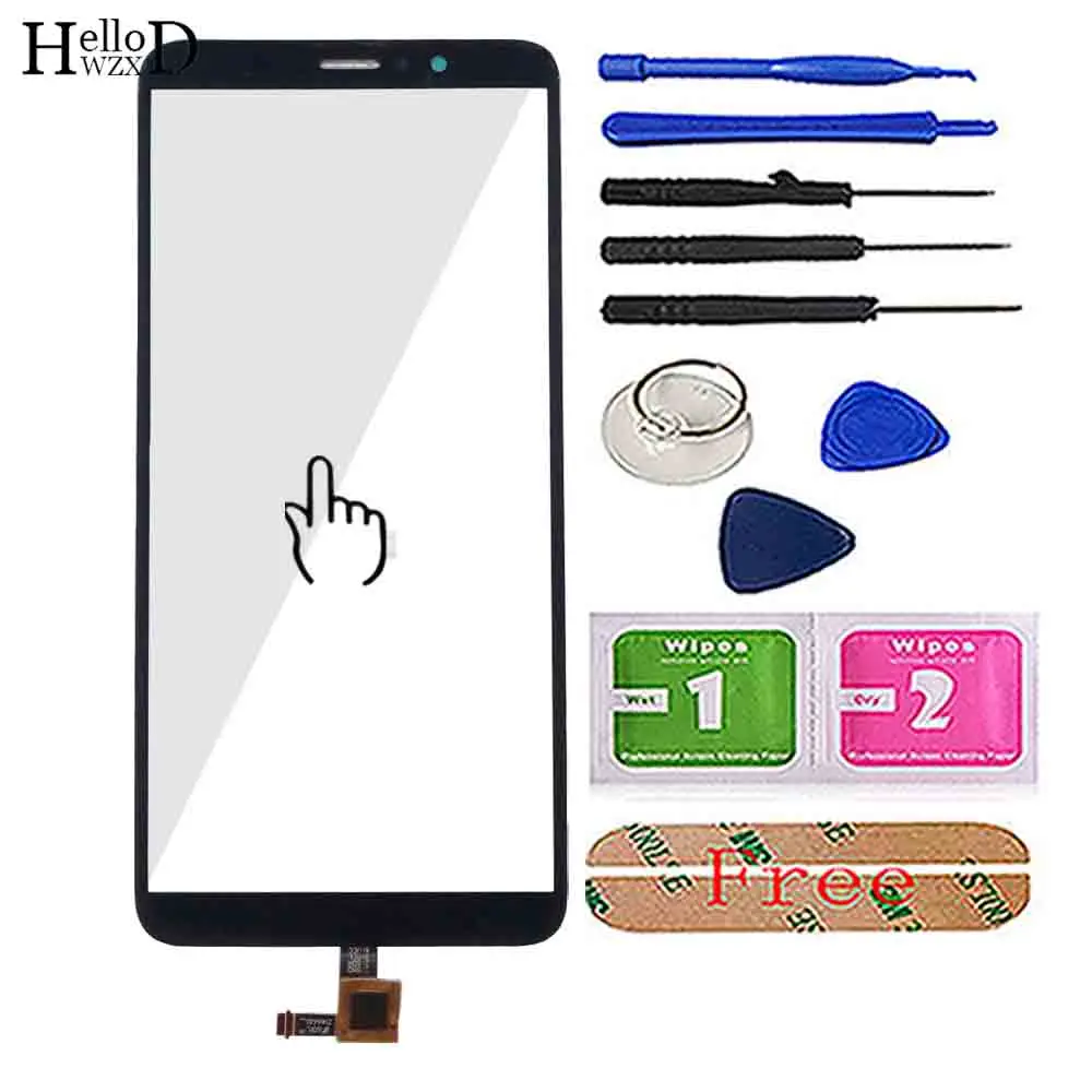 Black With Tools Сенсорный экран для Gome Fenmmy Note C72 2018X38A дигитайзер Сенсорная панель Датчик Переднее стекло телефон запчасти сенсорный экран сборка инструментов - Цвет: Black With Tools