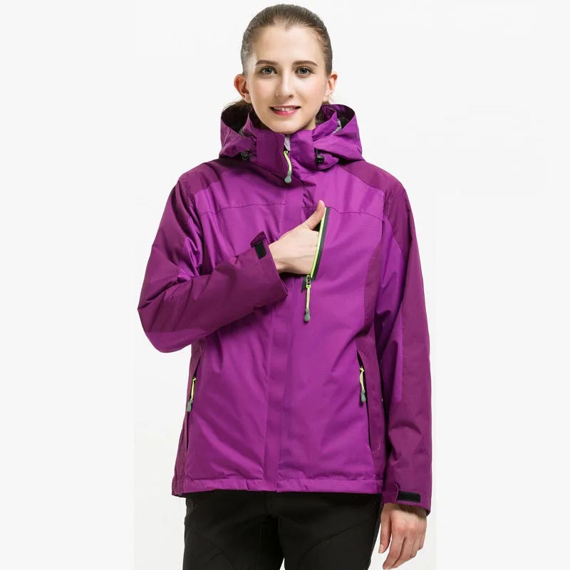 Новинка, толстые теплые лыжные куртки для женщин, водонепроницаемая ветрозащитная дышащая куртка для катания на лыжах и сноуборде, куртки для походов и кемпинга