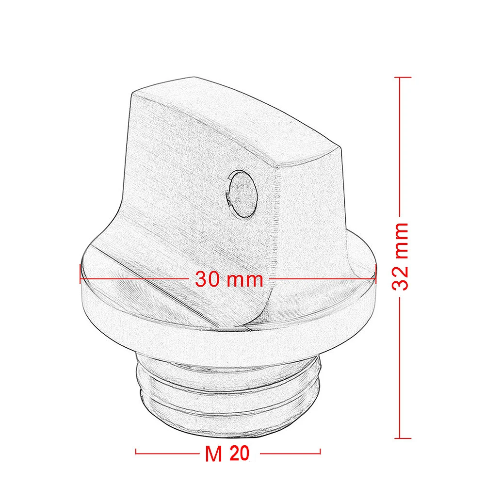 Oil Filler Cap Plug M20*2.5 for Yamaha YZ 65 80 125/X 250/X YZ250F YZ450F YZ250FX YZ450FX WR250F WR450F WR250R/X YZF WRF 250 450