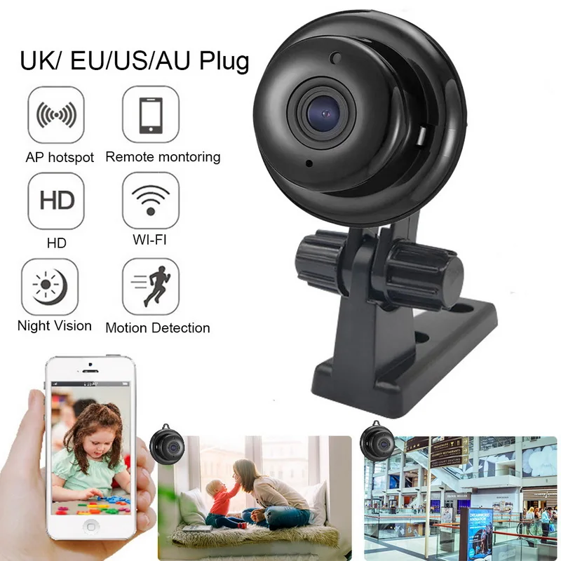 

V380 IP Camera Wireless Home Security System CCTV Infrared Night Vision Motion Detection Baby Monitor Camcorder