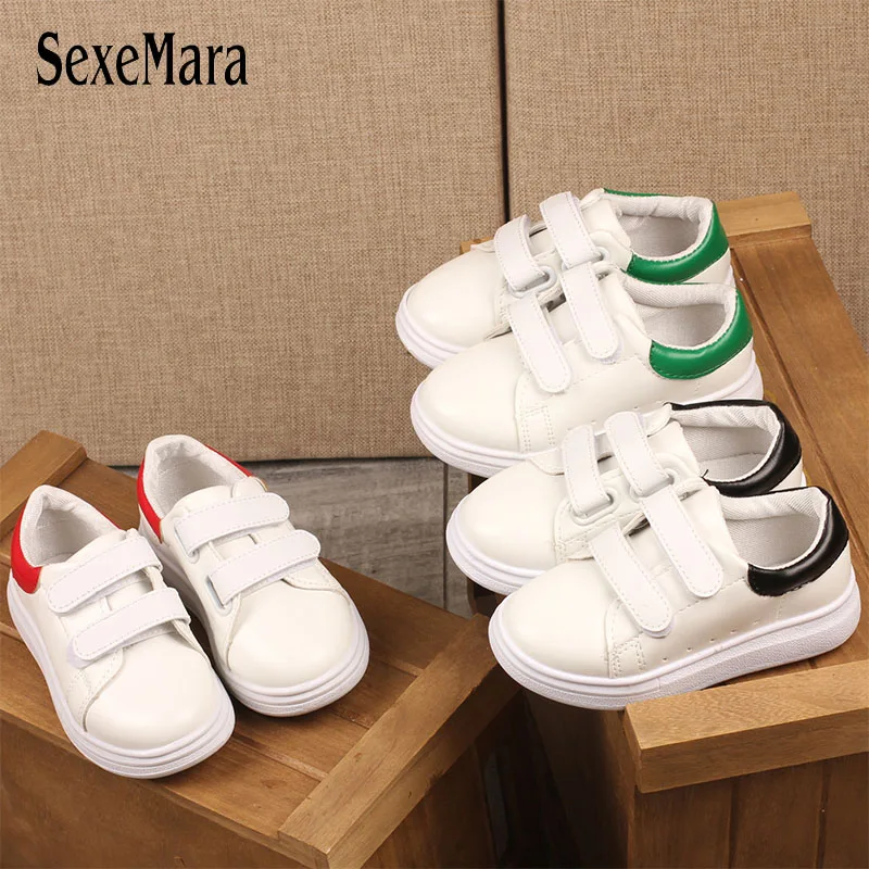 

School Student White Kids Shoes for Girl Baby Boy Shoes Flat Causal Running Shoes Toddler Classic Children Sneakers Boys C12191