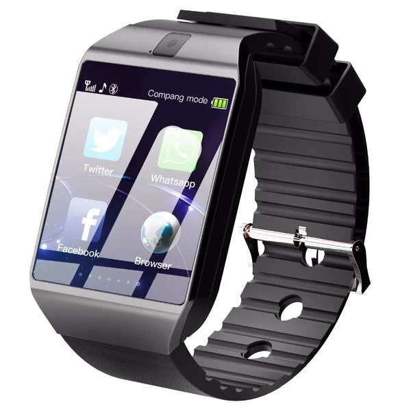 Bluetooth Смарт-часы DZ09 телефон с камерой Sim TF карта Android SmartWatch телефонный звонок браслет часы для Android смартфон - Цвет: Black Black