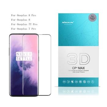 

For oneplus 8/8 pro Glass Nillkin 3D CP+MAX fully cover 2.5D 0.33mm Tempered Glass Screen Protector for oneplus 7 pro 1+ 7t pro