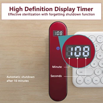 

Portable UV Disinfector Ultraviolet Lamp For Mask Phone Box Hand-held Disinfector Light Tubes Chargable