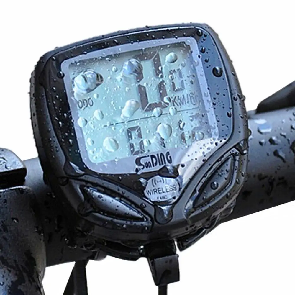 

Automatic Waterproof Function Plastic Wireless Waterproof Code Table Bicycle Code Table Travel Odometer Riding Speedometer