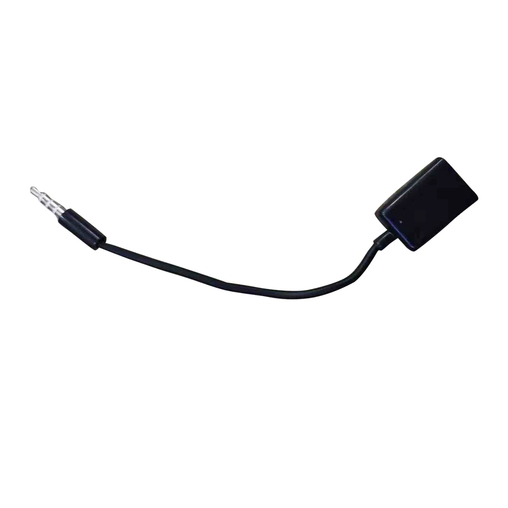 12 В USB 2,0 Женский Для MP3 DC 3,5 мм штекер AUX аудио разъем кабель конвертер шнур высокая анти-помех автомобильные аксессуары - Название цвета: Черный