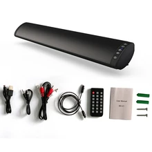 Беспроводной пульт дистанционного управления звук ТВ домашний кинотеатр глубокий бас HIFI аудио 3D объемный стерео Bluetooth динамик FM радио настенный