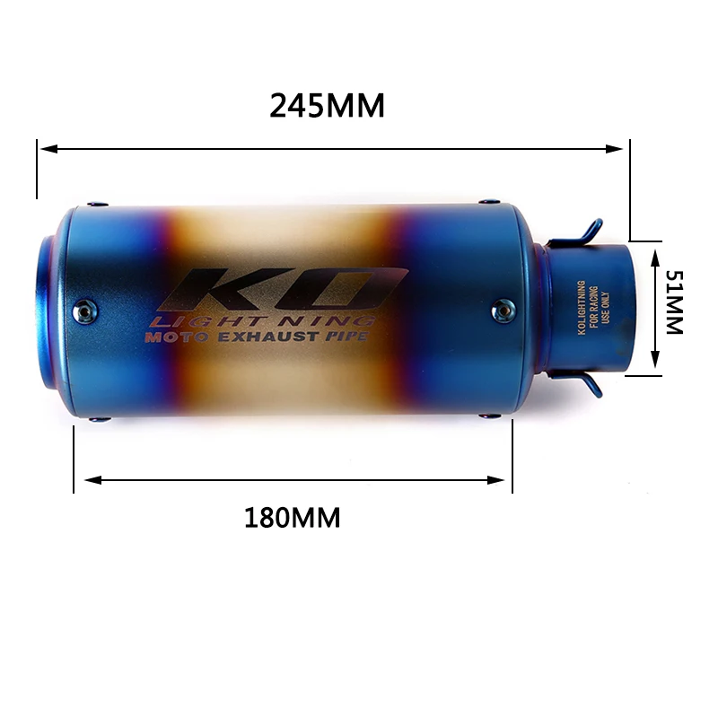 Stainless Exhaust Muffler + Mid Pipe For Kawasaki Ninja ZX10R 2008–2020 – Moderate Sound
