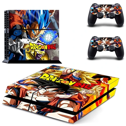 HOMEREALLY Кожа Dragon Ball Sun Goku наклейка для ps4 наклейка для sony playstation 4 консоль и контроллер ps4 pro стикер кожи - Цвет: PS4 console skin