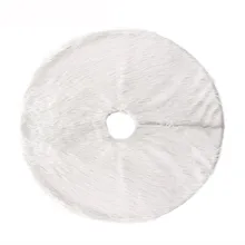 Коврик Рождественская елка юбки мягкая круглая форма Современная Рождественская елка юбка коврик Белоснежка рождественские украшения праздничный Tapetes