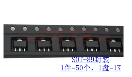 100PCS SOT-89 BCX54 BA BCX54-10 BC BCX54-16 BD NPN 1A 45V Power Transistors | Электроника