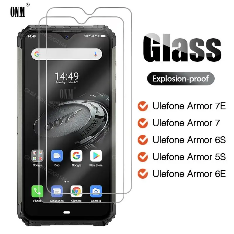 10 шт. закаленное стекло для Ulefone Armor 7E 7 6S 6E 5S X5 Защитная пленка экрана X5|Защитные