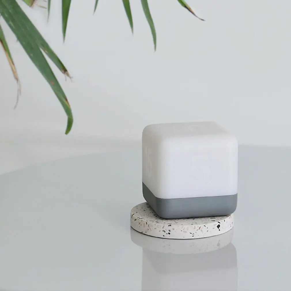 Креативный перезаряжаеый ночник с разъемом USB Light Magic Cube светодиодный энергосберегающий Домашний Светильник для спальни