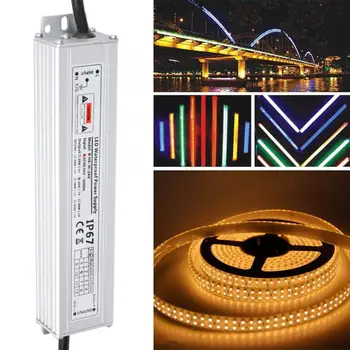 

LED Transformer IP67 Waterproof Power Supply LED Light Strip Driver Transformer AC100~264V to 24V 30W