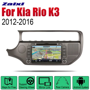 

ZaiXi Android 2 Din Auto Radio DVD For Kia Rio K3 2012~2016 LHD Car Multimedia Player GPS Navigation System Radio Stereo