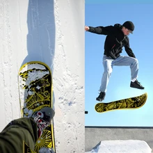 NAVA 2021 The Best New 32inch X 9inch Double Rocker Skateboard Snowskate