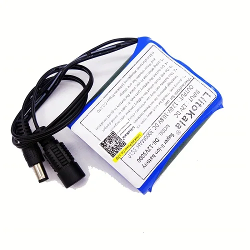 HK liitokala 12V 2200mah 3000mAh 6800mah 9800mah 10ah 18650 Li-lon DC 12V сверхмощная перезаряжаемая батарея - Цвет: 12.6V 3000mah