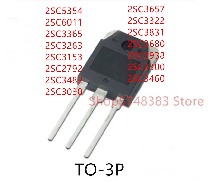 10 шт. 2SC5354 2SC6011 2SC3365 2SC3263 2SC3153 2SC2792 2SC3482 2SC3030 2SC3657 2SC3322 2SC3831 2SC3680 2SC2938 2SC3300 2SC3460 |