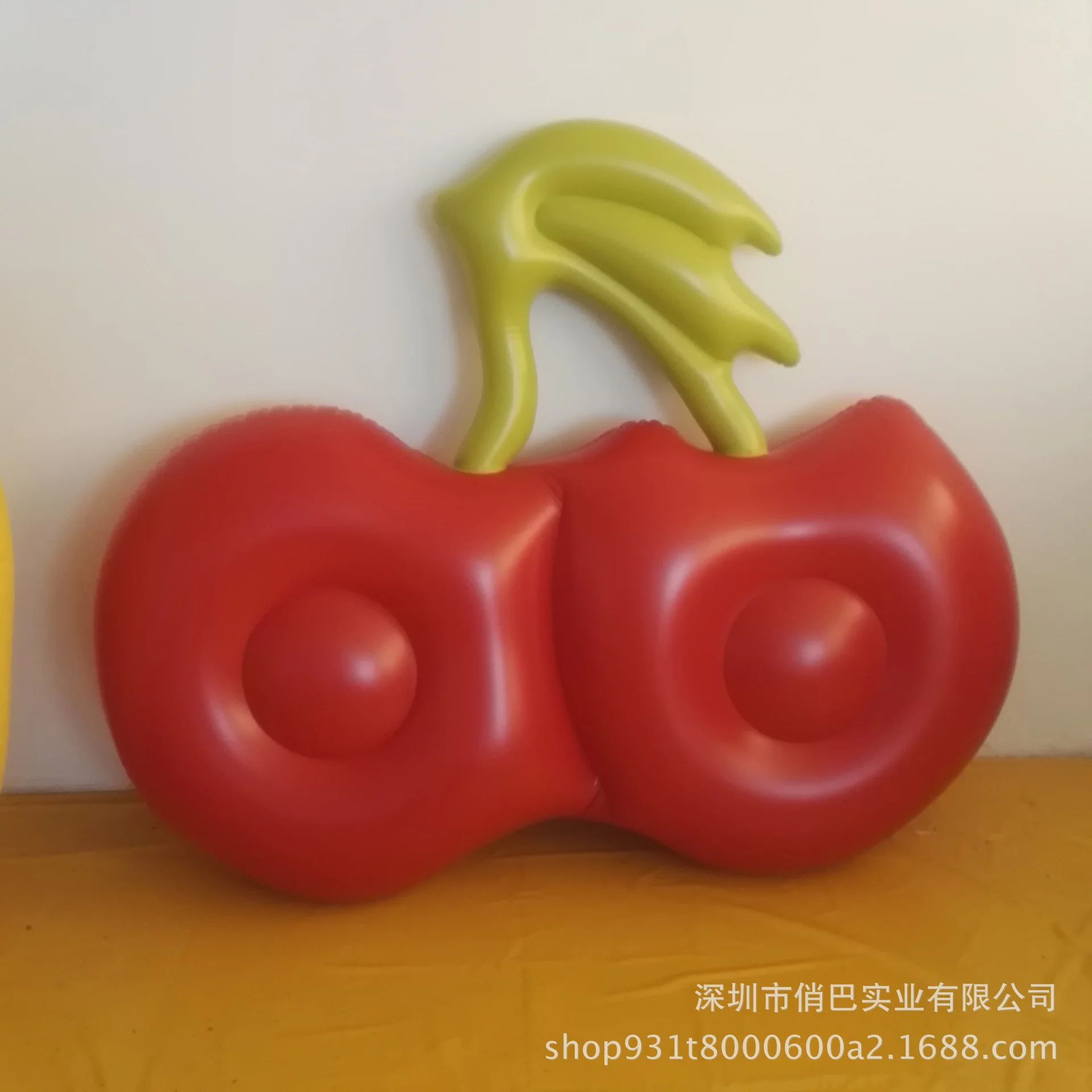 

New Style PVC Inflatable Cherry Best Seller Europe And America Cherries Floating Row Customizable Printed Logo Quality Assurance