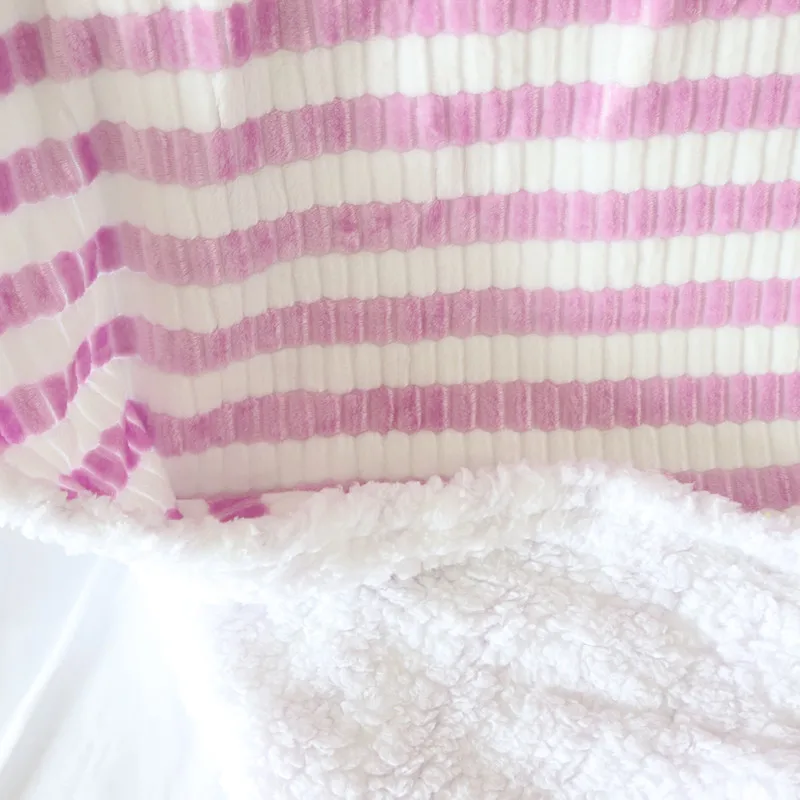 Baby Blankets Newborn 3D Flannel Baby Swaddle Wrap Baby Boy Girl Blanket Solid Bedding Set Infant Stroller Cover Kids Blanket 5