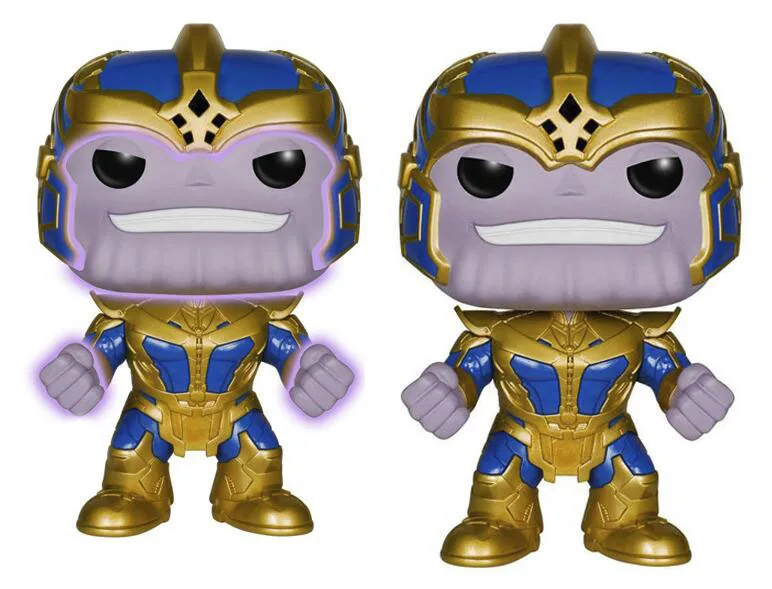 

Funko Pop Big Marvel Thanos Glows in Dark Figure Collection Vinyl Doll Model Toys